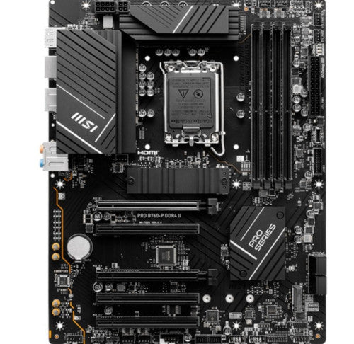 MSI PLACA MSI PRO B760-P II,INTEL,1700,B760,4DDR5,128GB,HDMI+DP,4SATA+2M.2,4USB 3.2+2USB-C,2.5GB,ATX - imagen 2