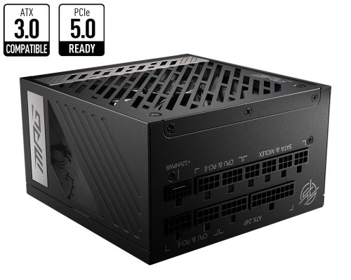 MSI MPG A850G PCIE5 unidad de fuente de alimentación 850 W 24-pin ATX ATX Negro - imagen 1