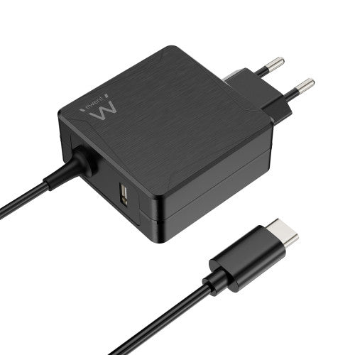 Ewent EW3978 cargador de dispositivo móvil Portátil Negro Corriente alterna Carga rápida Interior - imagen 1