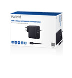 Ewent EW3978 cargador de dispositivo móvil Portátil Negro Corriente alterna Carga rápida Interior - imagen 3