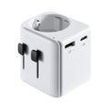 Ewent EW1472 adaptador de enchufe eléctrico Universal Blanco - imagen 1