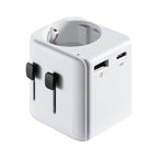 Ewent EW1472 adaptador de enchufe eléctrico Universal Blanco - imagen 1