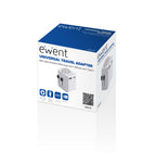 Ewent EW1472 adaptador de enchufe eléctrico Universal Blanco - imagen 2