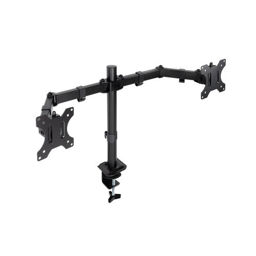 TooQ Soporte de Mesa para 2 Pantallas 17"-27", Negro - imagen 1