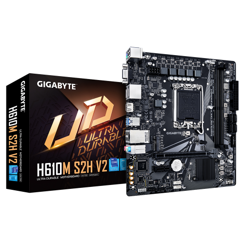 Gigabyte H610M S2H V2 placa base Intel H610 Express LGA 1700 micro ATX - imagen 1