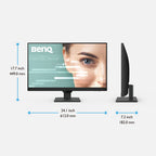BenQ MONITOR BENQ GW2790 (9H.LLTLJ.LBE) ) 27” IPS, FHD, 100HZ, 99% SRGB, 1300:1, 2X HDMI 1X DP, ALTAVOCES, VESA, EYE CARE. - imagen 1
