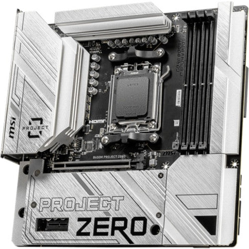 MSI PLACA MSI B650M PROJECT ZERO,BTF,AMD,AM5,B650,4DDR5,256GB,HDMI+DP,4SATA3/6G+2M.2,9USB3.2,2.5GB+WIFI6E+BT5.3,MATX - imagen 3