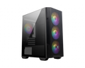 MSI MAG FORGE M100R carcasa de ordenador Midi Tower Negro, Transparente - imagen 1