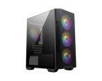 MSI MAG FORGE M100R carcasa de ordenador Midi Tower Negro, Transparente - imagen 1