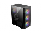 MSI MAG FORGE M100R carcasa de ordenador Midi Tower Negro, Transparente - imagen 2