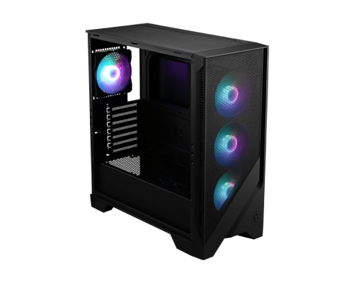 MSI MAG FORGE 320R AIRFLOW carcasa de ordenador Micro Torre Negro, Transparente - imagen 2