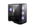 MSI CAJA MSI MAG PANO M100R PZ,2X2.5"+1X2.5"/3.5”+1X3.5”,3X120MM+1X120MM (ARGB),1XUSB3.2+1USB3.2 TYPE C+AUDIO+MICRO,MID TOWER,NEGRA (ADMITE PLACA ZERO) - imagen 1