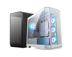 MSI CAJA MSI MAG PANO M100R PZ,2X2.5"+1X2.5"/3.5”+1X3.5”,3X120MM+1X120MM (ARGB),1XUSB3.2+1USB3.2 TYPE C+AUDIO+MICRO,MID TOWER,NEGRA (ADMITE PLACA ZERO) - imagen 3