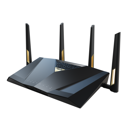 ASUS RT-BE88U router inalámbrico 10 Gigabit Ethernet Doble banda (2,4 GHz / 5 GHz) Negro, Gris - imagen 1