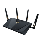 ASUS RT-BE88U router inalámbrico 10 Gigabit Ethernet Doble banda (2,4 GHz / 5 GHz) Negro, Gris - imagen 2