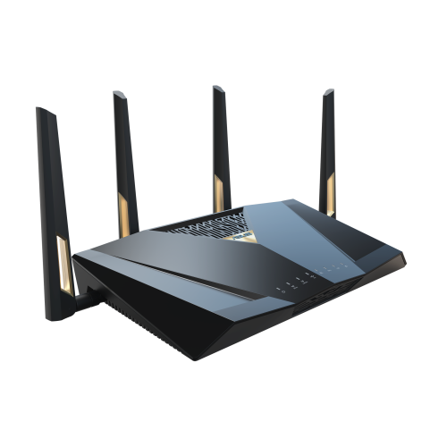 ASUS RT-BE88U router inalámbrico 10 Gigabit Ethernet Doble banda (2,4 GHz / 5 GHz) Negro, Gris - imagen 3