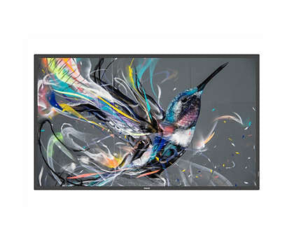 Philips 65BDL3650QE/00 pantalla de señalización Pantalla plana para señalización digital 165,1 cm (65") LCD Wifi 300 cd / m² 4K Ultra HD Negro Procesador incorporado Android 10 18/7