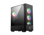 MSI MAG FORGE 112R carcasa de ordenador Midi Tower Negro, Transparente - imagen 1