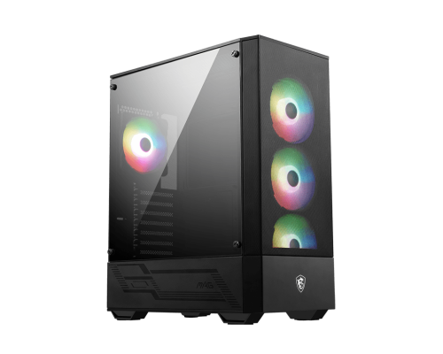 MSI MAG FORGE 112R carcasa de ordenador Midi Tower Negro, Transparente - imagen 1