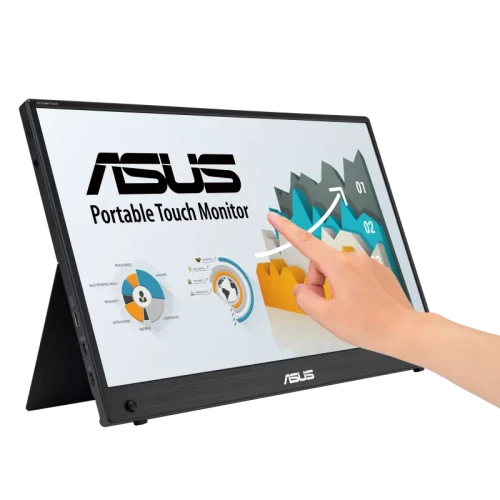 ASUS ZenScreen MB16AMTR pantalla para PC 39,6 cm (15.6") 1920 x 1080 Pixeles Full HD LCD Pantalla táctil Negro - imagen 1