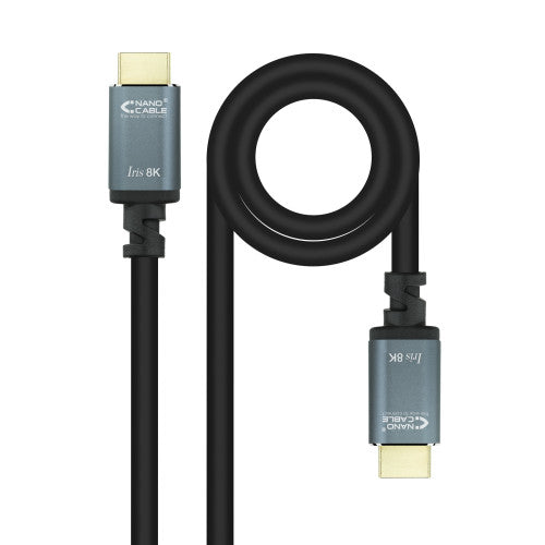 Tooq Nanocable Cable HDMI 2.1 IRIS 8K A/M-A/M, Negro, 10 Metros - imagen 1