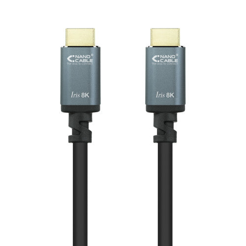 Tooq Nanocable Cable HDMI 2.1 IRIS 8K A/M-A/M, Negro, 10 Metros - imagen 2