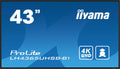 Iiyama MONITOR IIYAMA 43" , UHD IPS PANEL, HAZE 1%, 800CD/M, HORIZ Y VERT, SIGNAL FAILOVER, MM 2X 10W, HDMI 2X, DP, USB 2.0 X2, WIFI, LAN, MEDIA PLAY USB PORT, CONTROL LAN / RS232C, IISIGNAGE2 (CMS/DMS), E-SHARE, ANDROID 11 OS, 24/7 OPERATION, VESA (400X - imagen 1