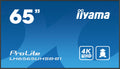 Iiyama MONITOR IIYAMA 65" , UHD IPS PANEL, HAZE 1%, 800CD/M, HORIZ Y VERT, SIGNAL FAILOVER, MM 2X 10W, HDMI 2X, DP, USB 2.0 X2, WIFI, LAN, MEDIA PLAY USB PORT, CONTROL LAN / RS232C, IISIGNAGE2 (CMS/DMS), E-SHARE, ANDROID 11 OS, 24/7 OPERATION, VESA (400X - imagen 1