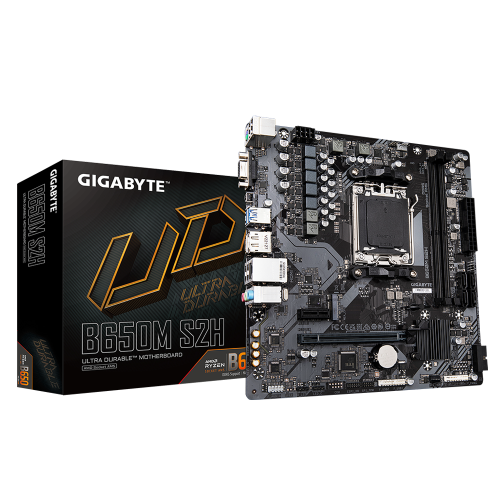Gigabyte B650M S2H placa base AMD B650 Zócalo AM5 micro ATX - imagen 1
