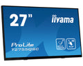 Iiyama MONITOR IIYAMA 27" IPS BONDED PCAP 10P TOUCH, MPP2.0 (ACTIVE STYLUS) SUPPORTED, 2560X1440, FLAT BEZEL FREE GLASS FRONT, HDMI, DISPLAYPORT, 360CD/M², USB HUB 2X 3.2, SPEAKERS, BOOKSTAND (T2755QSC-B1) - imagen 1