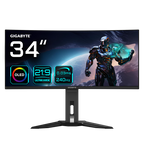 Gigabyte MO34WQC2 pantalla para PC 86,4 cm (34") 3440 x 1440 Pixeles Wide Quad HD OLED Negro - imagen 1