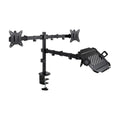 TooQ Soporte de Mesa para 2 Pantallas 17"-32" y Portátil, Negro - imagen 1