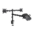 TooQ Soporte de Mesa para 2 Pantallas 17"-32" y Portátil, Negro - imagen 1