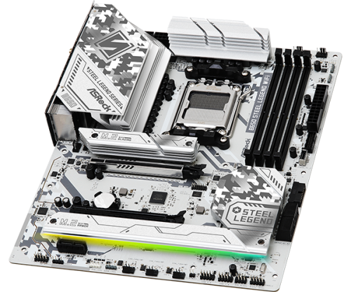 Asrock B650 Steel Legend WiFi AMD B650 Zócalo AM5 ATX - imagen 3