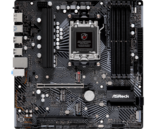 Asrock B650M PG Lightning AMD B650 Zócalo AM5 micro ATX - imagen 1