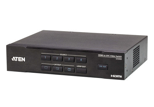 Imagen de ATEN Conmutador de vídeo HDMI a USB de 4 entradas CAMLIVE™ PRO 4K