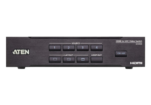 ATEN Conmutador de vídeo HDMI a USB de 4 entradas CAMLIVE™ PRO 4K - imagen 2