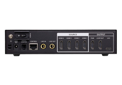 ATEN Conmutador de vídeo HDMI a USB de 4 entradas CAMLIVE™ PRO 4K - imagen 3