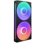 NZXT RF-U24HF-B1 sistema de refrigeración para ordenador Carcasa del ordenador Ventilador Negro - imagen 1
