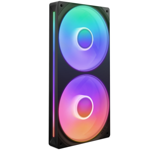 NZXT RF-U24HF-B1 sistema de refrigeración para ordenador Carcasa del ordenador Ventilador Negro - imagen 1