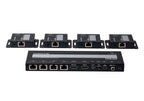 ATEN DISTRIBUIDOR / SPLITTER HDMI 4K SOBRE CAT 6 DE 4 PUERTOS EN KIT, CON 4 RECEPTORES, SALIDA HDMI LOCAL Y POC (VS1824KIT-AT-G) - imagen 2