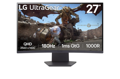 Imagen de LG 27GS60QC-B pantalla para PC 68,6 cm (27") 2560 x 1440 Pixeles Full HD LCD Negro