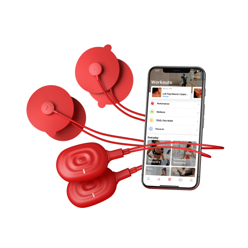 THERABODY Theragun PowerDot 2.0 Duo estimulador muscular electrónico Unidad de electrodos Rojo - imagen 1