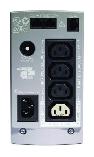APC Back-UPS sistema de alimentación ininterrumpida (UPS) En espera (Fuera de línea) o Standby (Offline) 0,35 kVA 210 W 4 salidas AC - imagen 2
