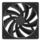 NZXT F140Q Carcasa del ordenador Ventilador 14 cm Negro 1 pieza(s) - imagen 2