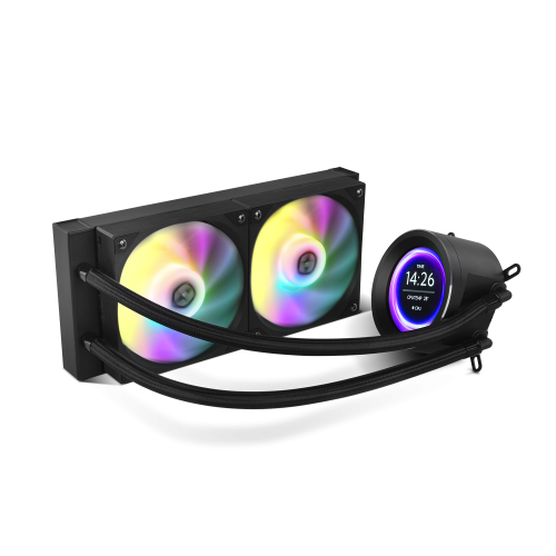 NOX REFRIGERACION LIQUIDA CON LCD KIT RL 240 LCD NEGRO - imagen 1