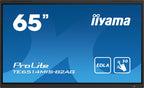 Iiyama MONITOR IIYAMA 65" IIWARE12E , ANDROID 13, 50-P, 3840X2160, UHD, FAN-LESS, MM 2X 8W + 2X 18W , MICRO 8X, HDMI 4X, HDMI-OUT, USB-C 2X UP TO 100W , MINI-JACK, OPTICAL, 435CD/M, LANDSCAPE, LAN 2X RS232C, WIFI/BT, VESA 600X400 , SLOT OPC (TE6514MIS-B2A - imagen 1