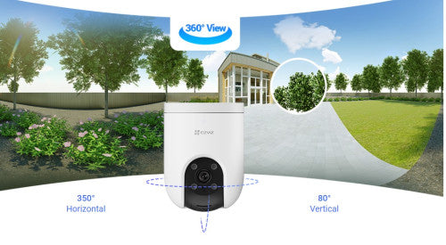 Ezviz Cámara IP Exterior CS-H8C-R200-1K3WKFL(4MM) 3MP WiFi Pan/Tilt Visión Nocturna - imagen 2