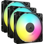 Corsair RS120 ARGB Carcasa del ordenador Ventilador 12 cm Negro 3 pieza(s) - imagen 1