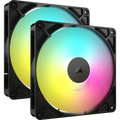 Corsair RS140 ARGB Carcasa del ordenador Ventilador 14 cm Negro 2 pieza(s) - imagen 1